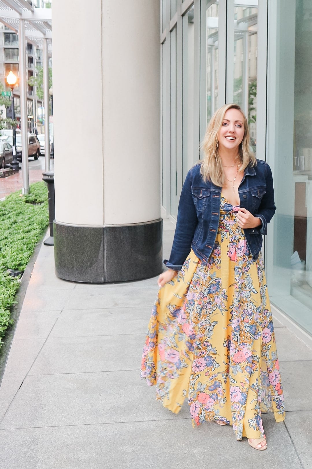 Yellow Free People Dress from Evereve 
