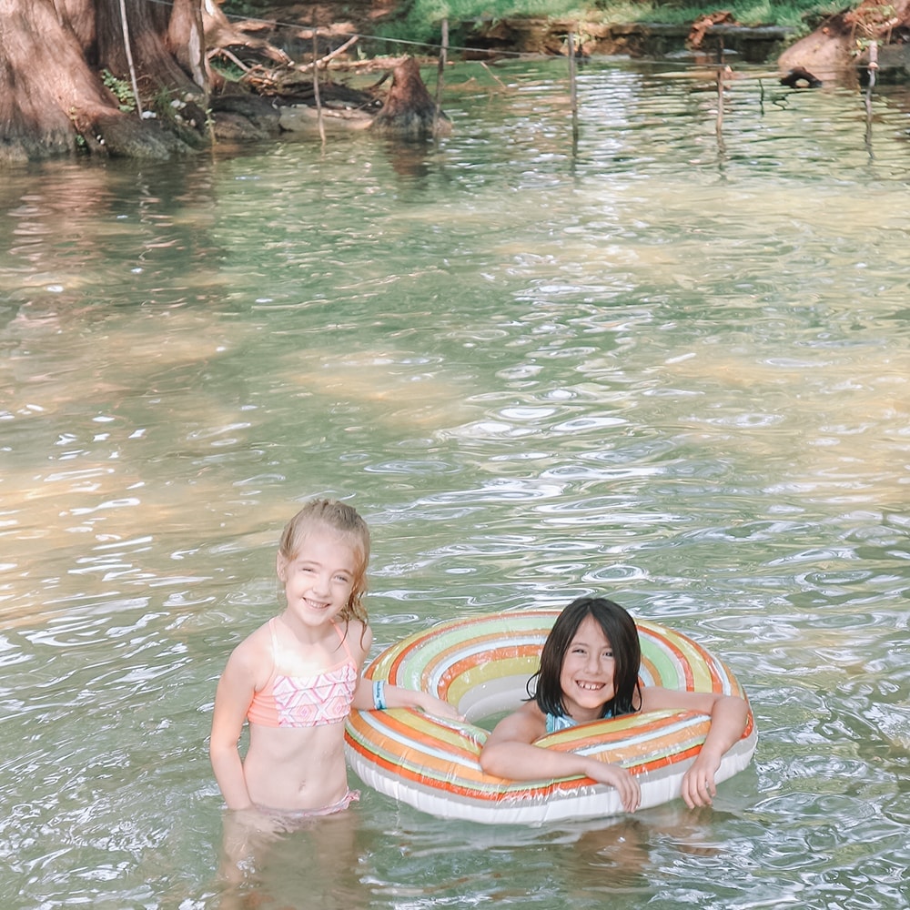 Blue Hole park in Wimberley, TX