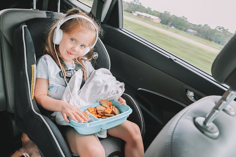 Houston mommy blogger Meg O. on the Go shares some road trip snack ideas for kids