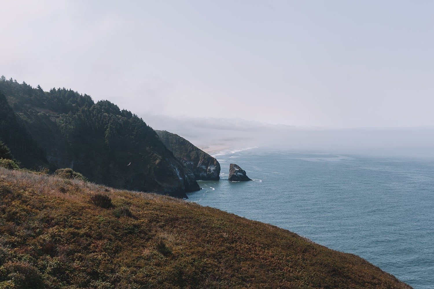 The beautiful Oregon Coast on a road trip through the Pacific Northwest - travel guide by lifestyle blogger Meg O. on the Go