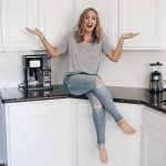 How I Painted My Entire Kitchen (Including the Backsplash!) For Under $250