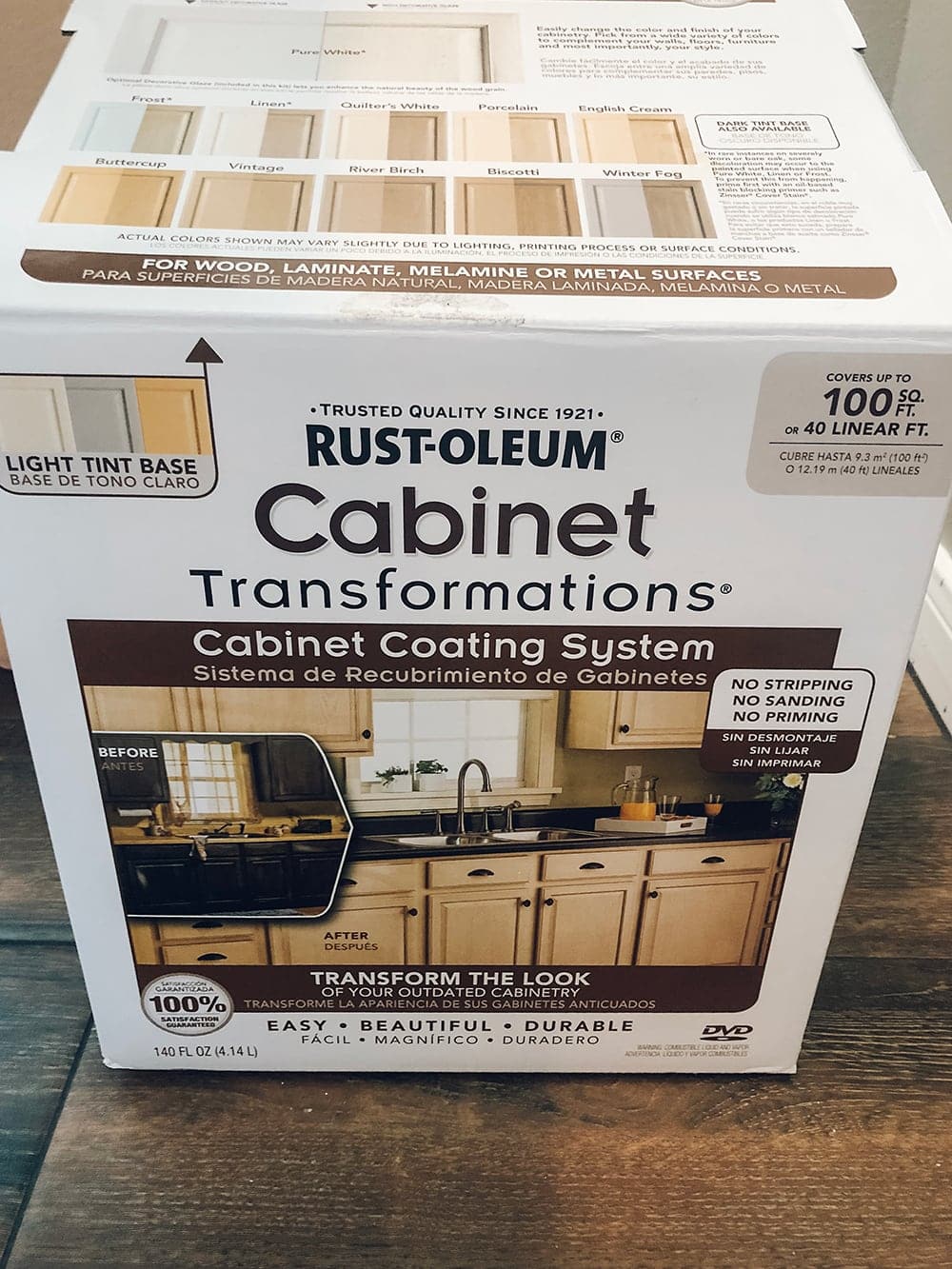 How I Painted My Entire Kitchen Including The Backsplash For
