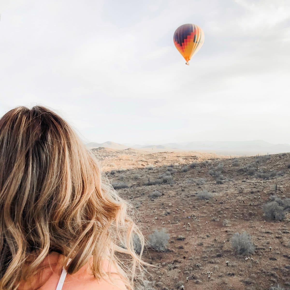 Hot Air Expeditions Scottsdale Arizona - hot air balloon ride in the desert