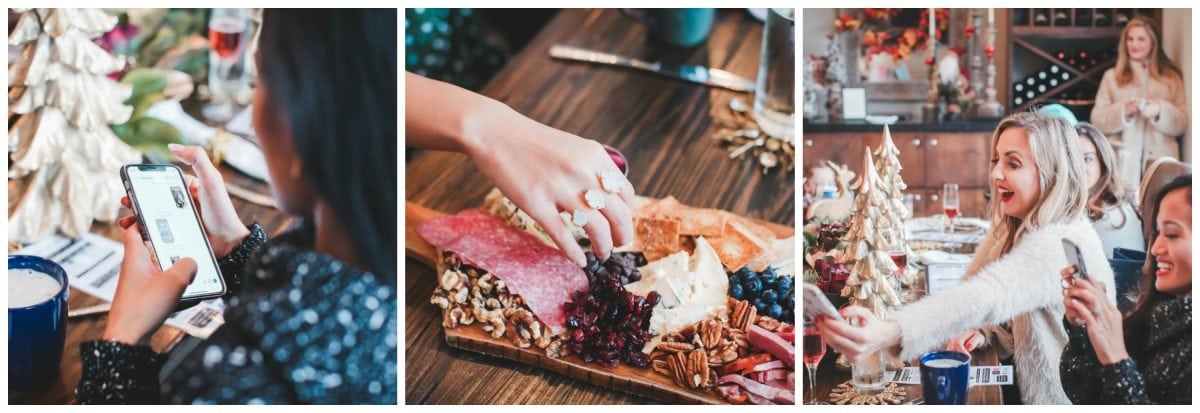 Flying Vine Wine Bar & Bistro at Boardwalk Towne Lake is the perfect place to host a holiday lunch