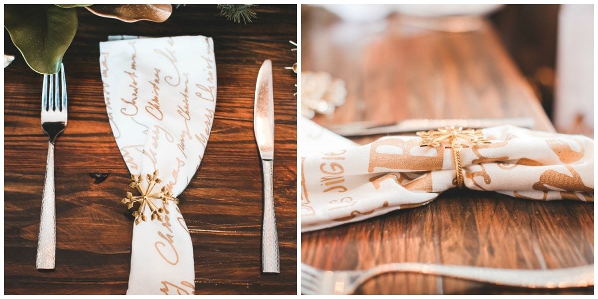 Houston blogger Meg O. on the Go shares a recap of her Houston blogger holiday lunch at Boardwalk Towne Lake in Cypress - table decor by The Royal Standard