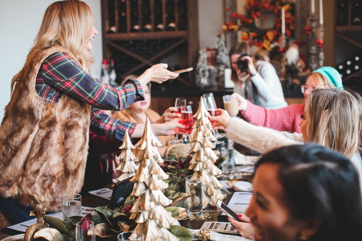 Flying Vine Wine Bar & Bistro at Boardwalk Towne Lake is the perfect place to host a holiday lunch