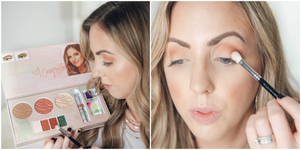 Houston beauty blogger Meg O. on the Go shares how to apply the Physicians Formula Butter Collection x Casey Holmes eyeshadow in Tropic Like It's Hot