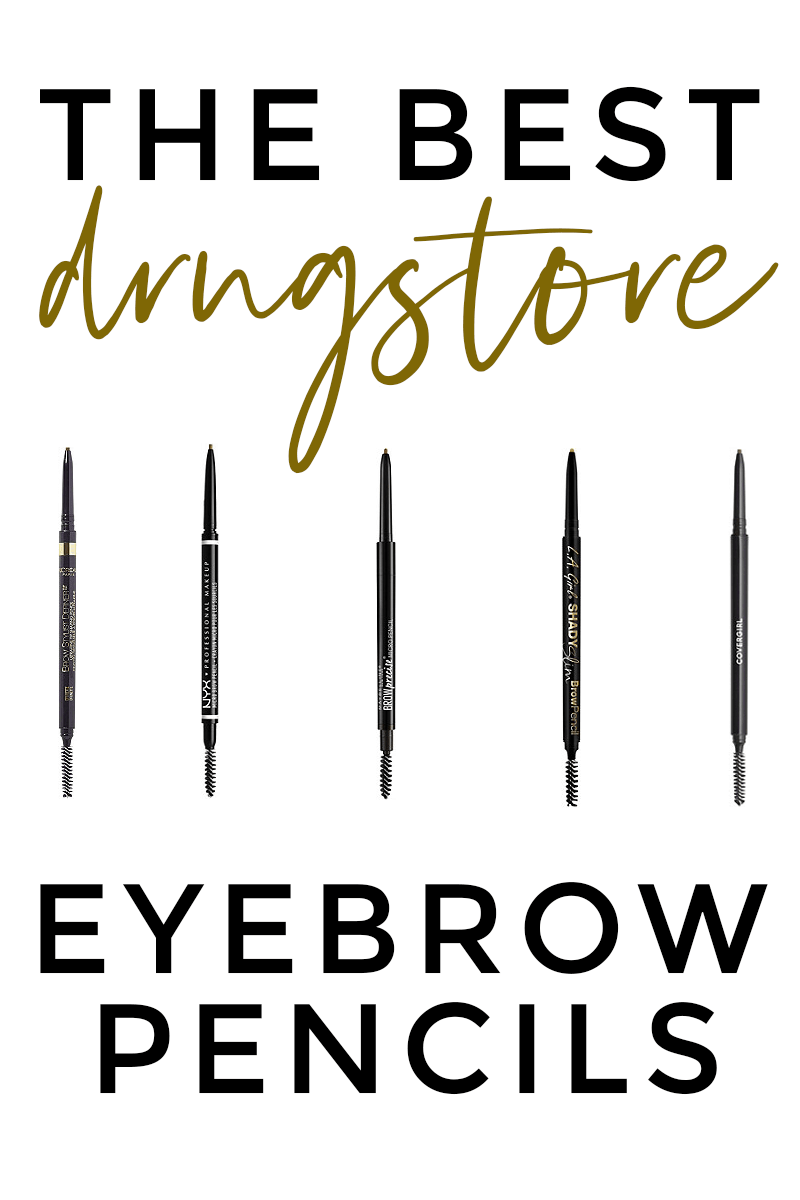 Houston beauty blogger Meg O. shares so many options if you are looking for the best drugstore eyebrow pencil