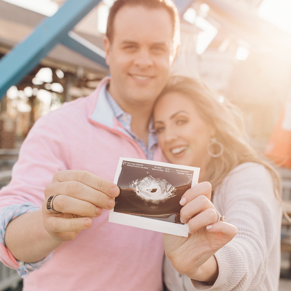 Houston mommy blogger Meg O. announces her third pregnancy - baby #3 here we come!