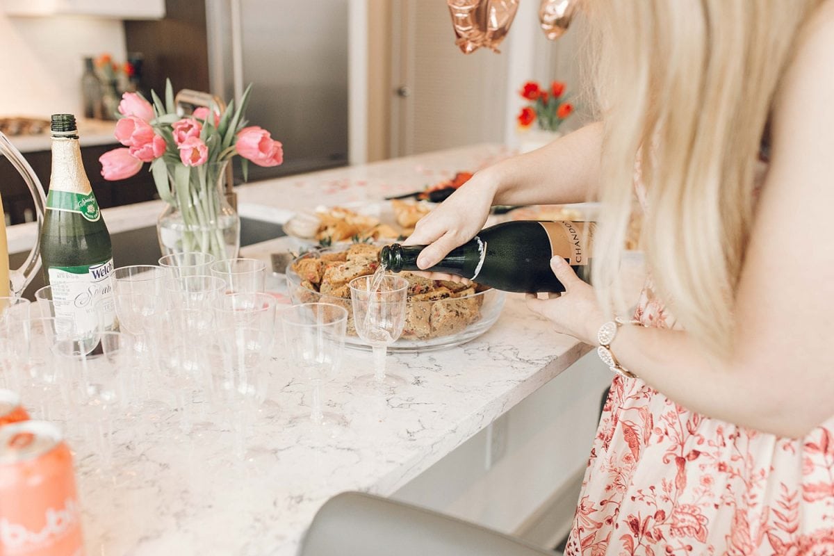 Houston blogger Meg O. shares a Galentine's Day Party at Latitude Med Center - a Houston luxury high rise apartment building