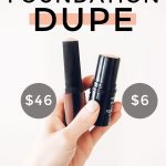Houston beauty blogger Meg O. on the Go shares an Hourglass Vanish Stick Foundation dupe! Only . $6!
