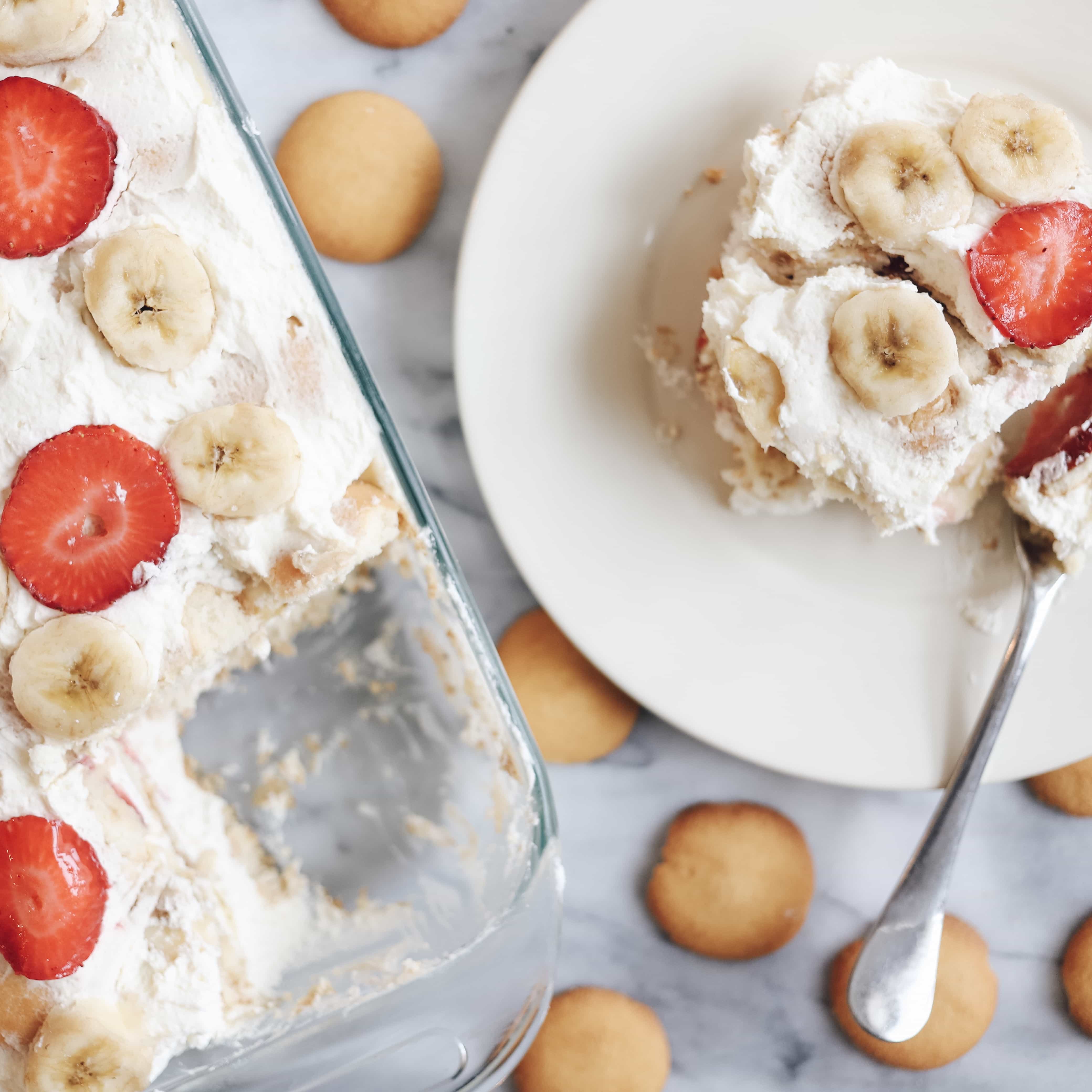 Strawberry Banana Icebox Cake Recipe