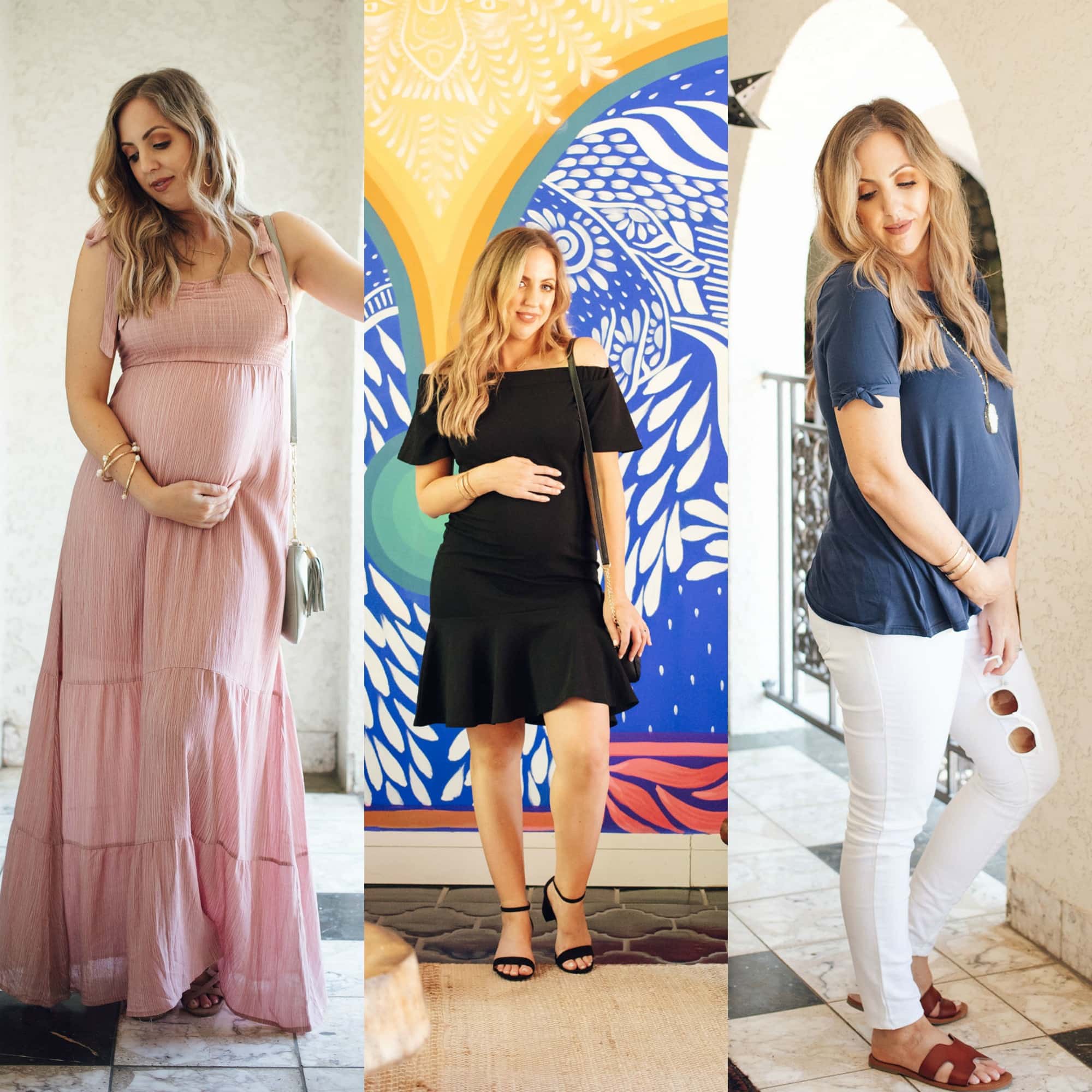 3 Maternity Outftits for Spring and Summer