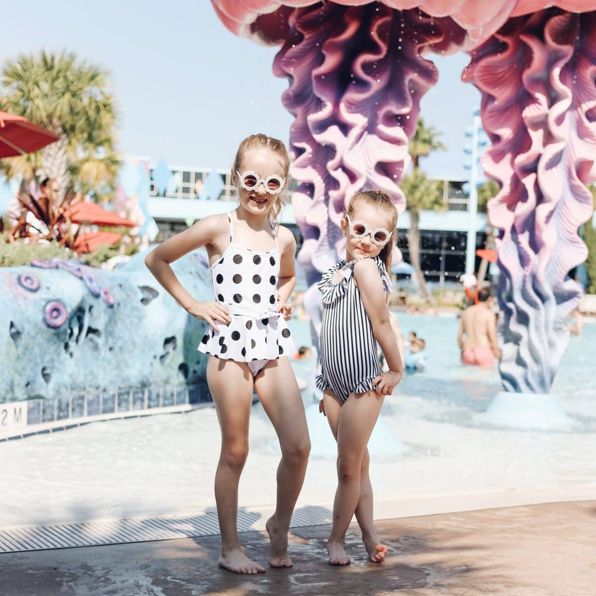 Houston lifestyle blogger Meg O. on the Go shares her favorite Disney World for kids experiences for preschoolers and up - Big Blue Pool at Art of Animation Resort