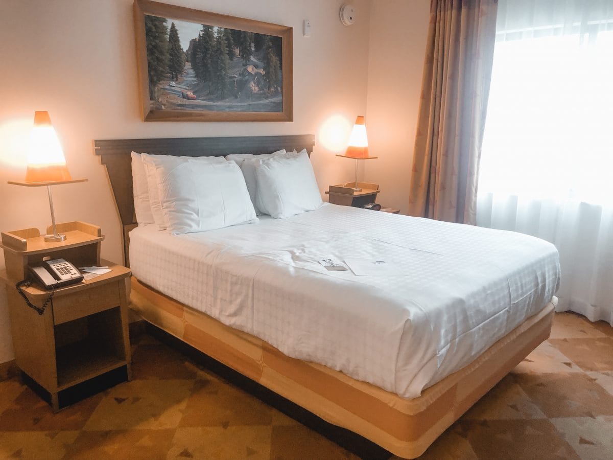 Houston lifestyle blogger Meg O. on the Go shares her favorite Disney World experiences for preschoolers and beyond - Art of Animation Hotel Room Cars Family Suite