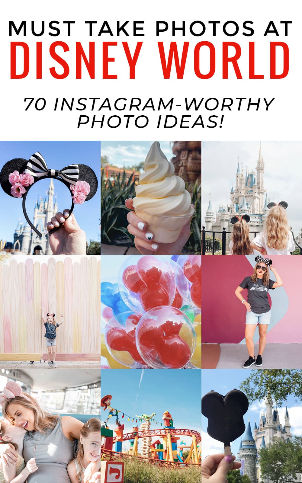 Houston blogger Meg O. on the Go shares 70 Disney World photo ideas - must take photos at Disney World!