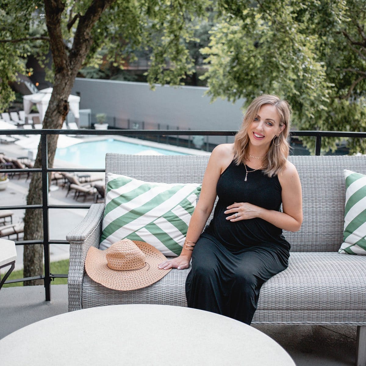 Houston blogger Meg O. on the Go shares her staycation at the Omni Houston Hotel - hotel pool area