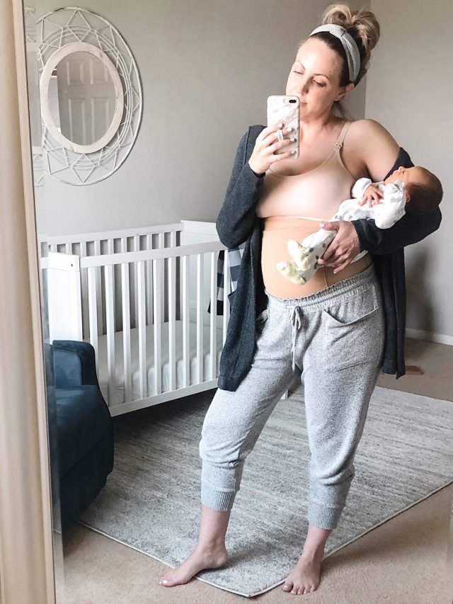 Houston mommy blogger Meg O. on the Go shares her c section recovery kit - all the postpartum essentials that will help you heal!