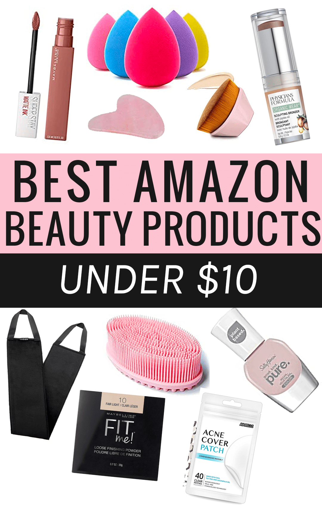 best amazon beauty products under $10