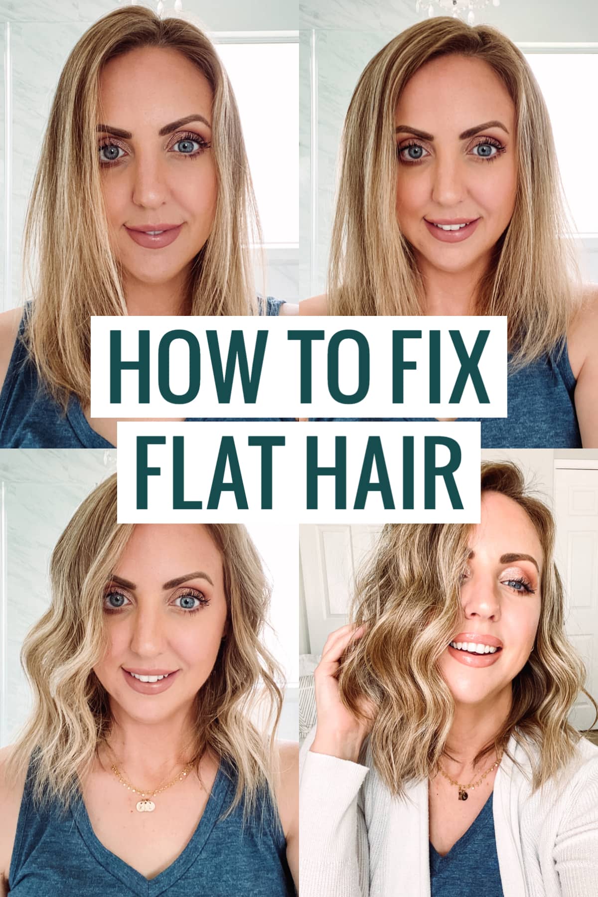 Houston beauty blogger Meg O. shares the best way to fix flat hair using the Bed Head Little Tease crimper