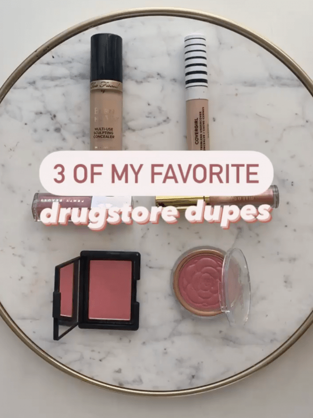 Three Top Rated Drugstore Makeup Dupes (Fenty, Benefit & Nars)