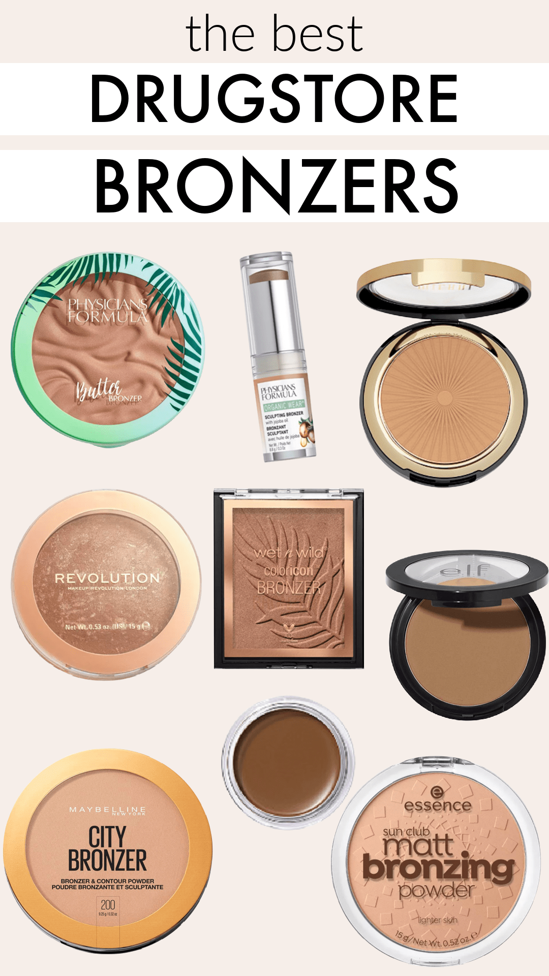 lovende døråbning Glæd dig 8 Best Drugstore Bronzers for Healthy Sun Kissed Skin - Meg O. on the Go