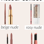 Lifestyle and beauty influencer Meg O. shares 4 gorgeous drugstore nude lip combos