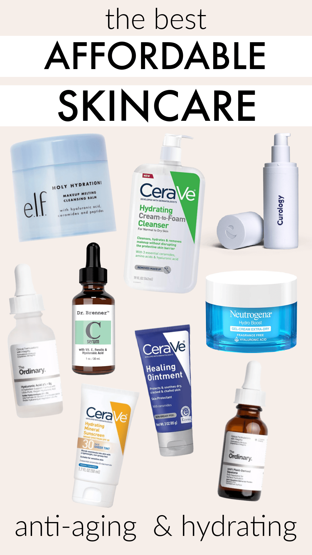 Affordable skincare products