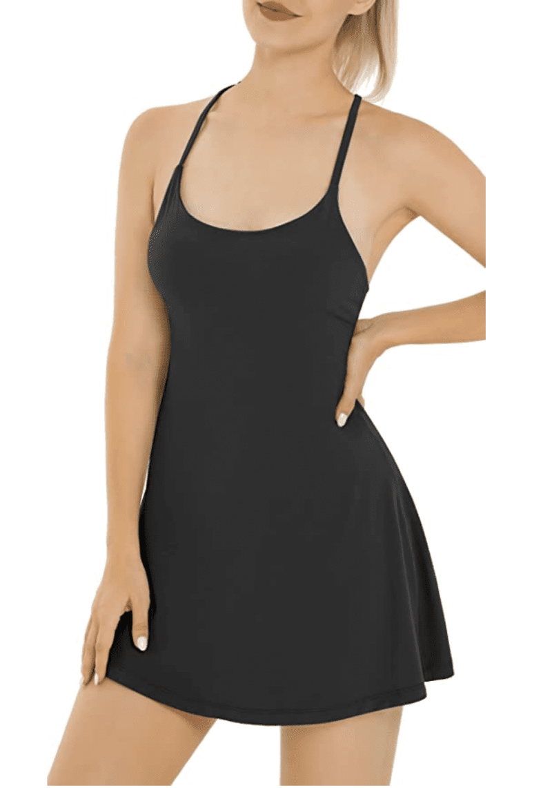 Black active dress