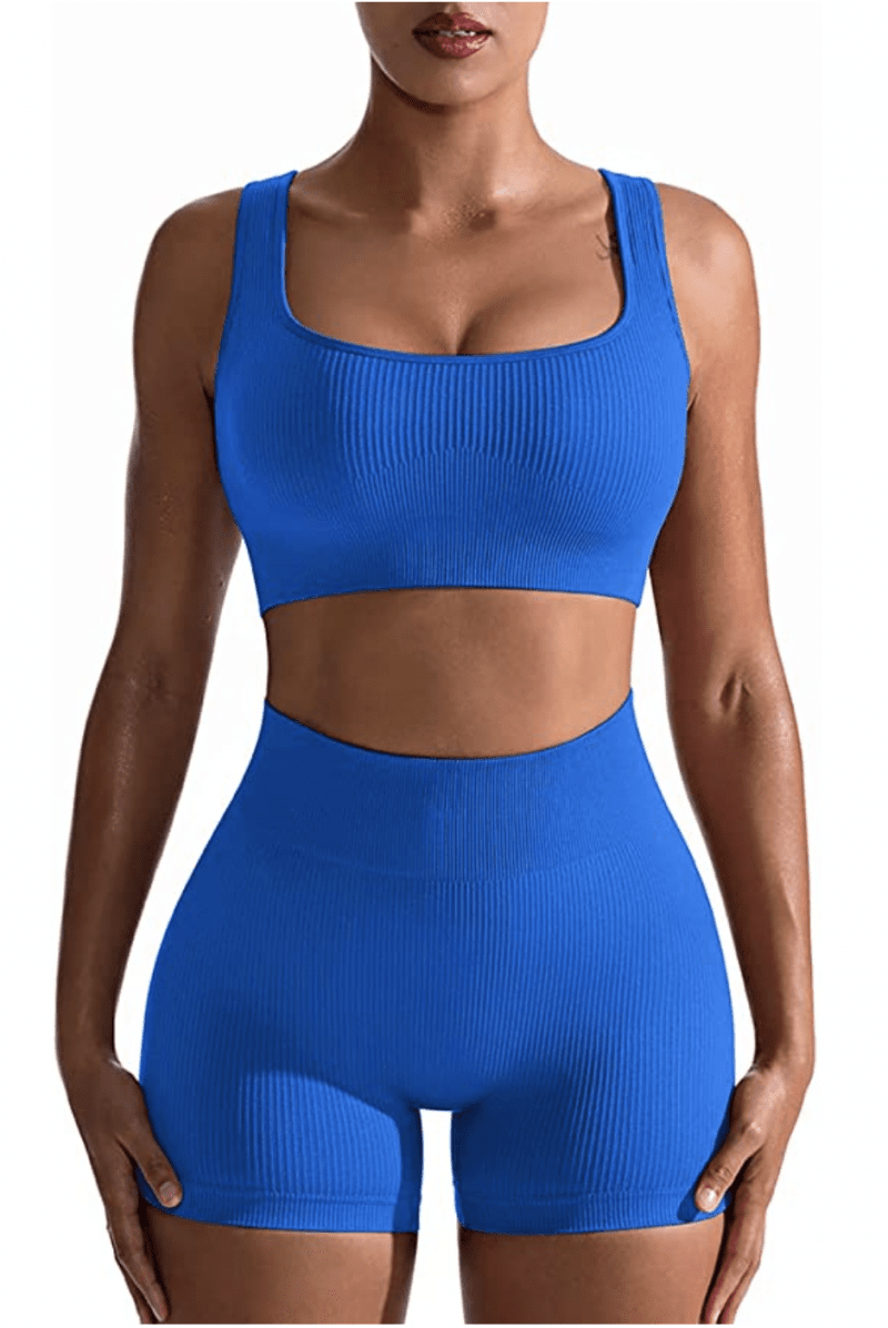 Blue workout set