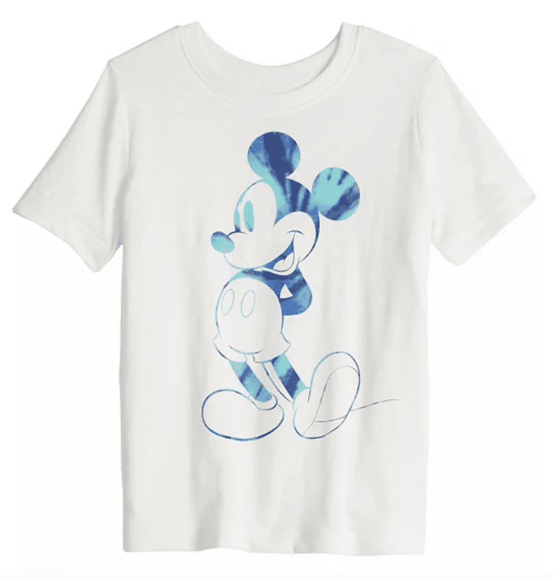 Kids Tie Dye Mickey T-Shirt