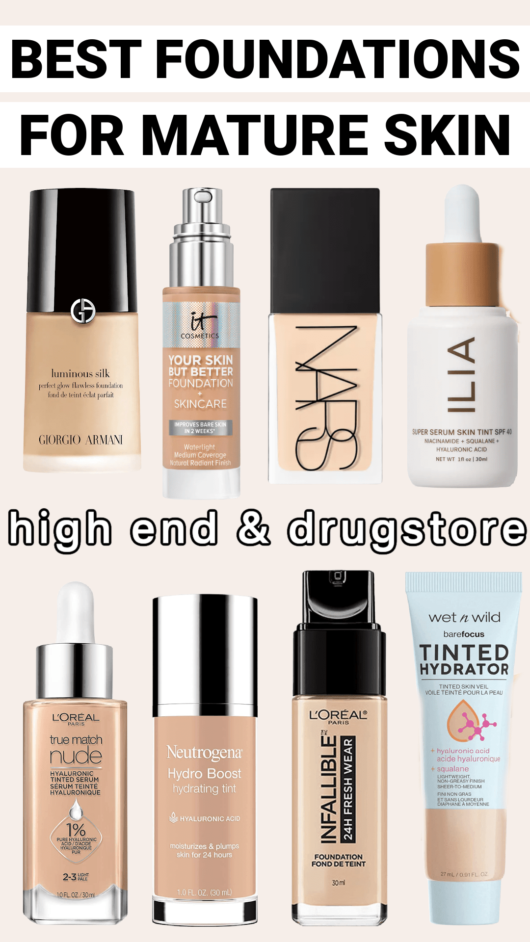 The Best Foundations for Mature Skin - Meg O. on Go