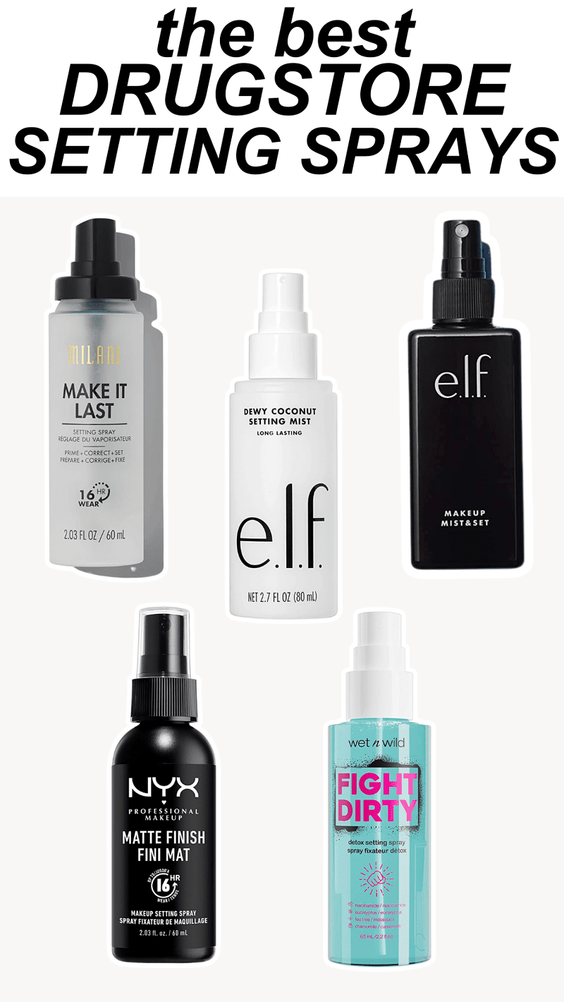 The BEST Drugstore Setting Sprays for All Skin Types
