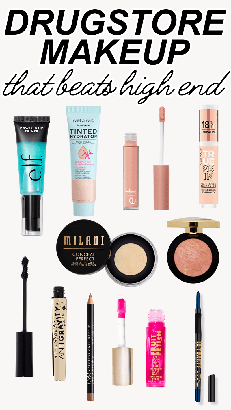 Drugstore Makeup BETTER than High End
