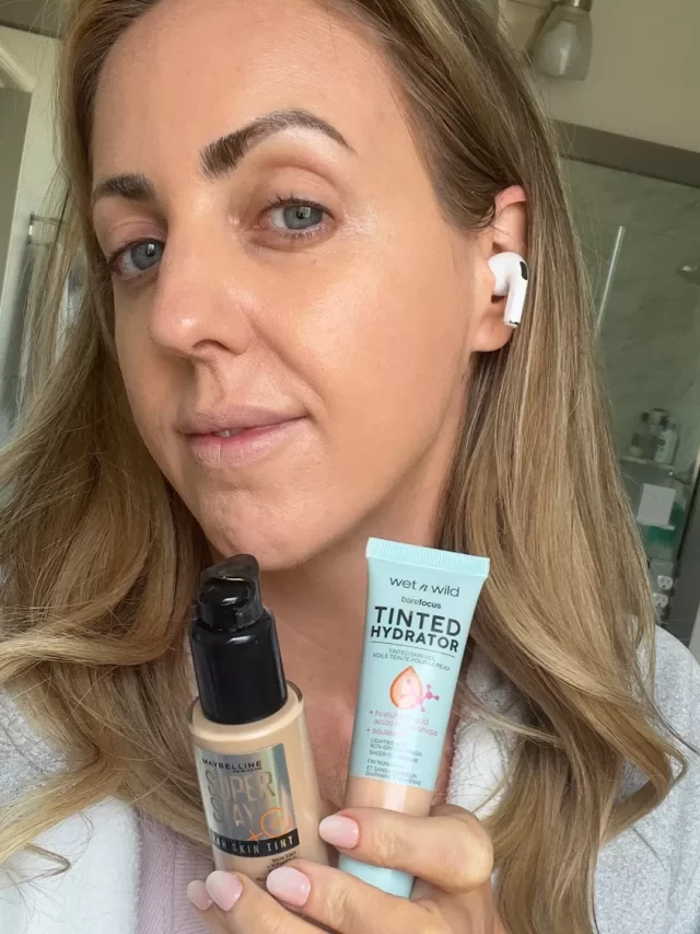 glowing foundation from the drugstore