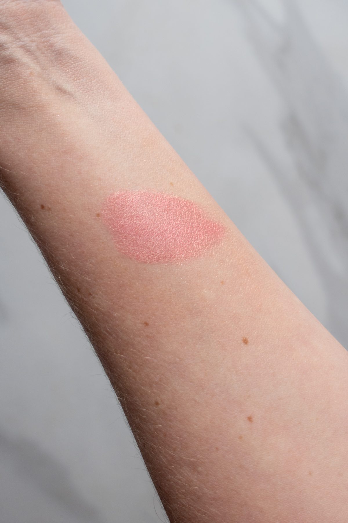 Milani Baked Blush Review and Swatches - Dolce Pink Swatch