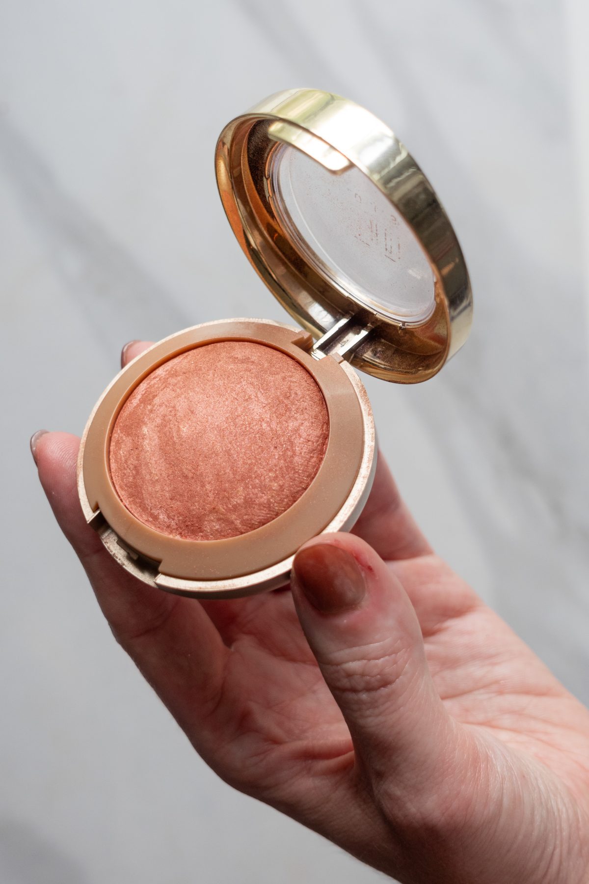 Milani Baked Blush Review and Swatches - Rose D'Oro