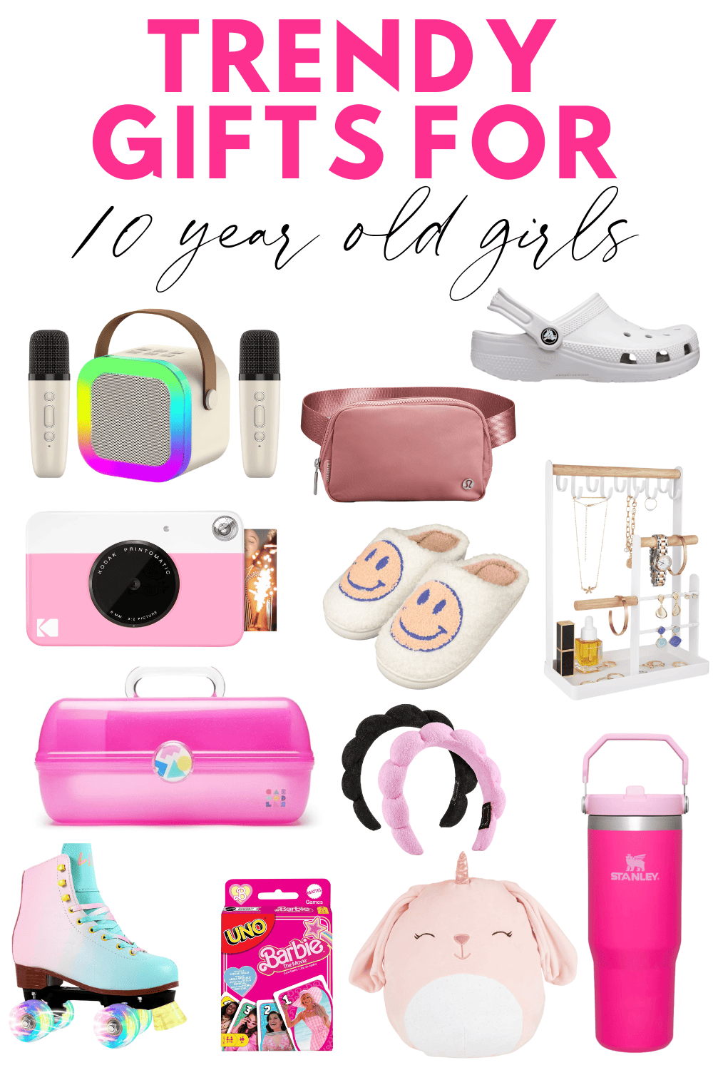 BEST Trendy Gift Ideas for 10 Year Old Girls. Looking for the perfect gift idea for a 10 year old girl? These gift ideas are sure to impress!