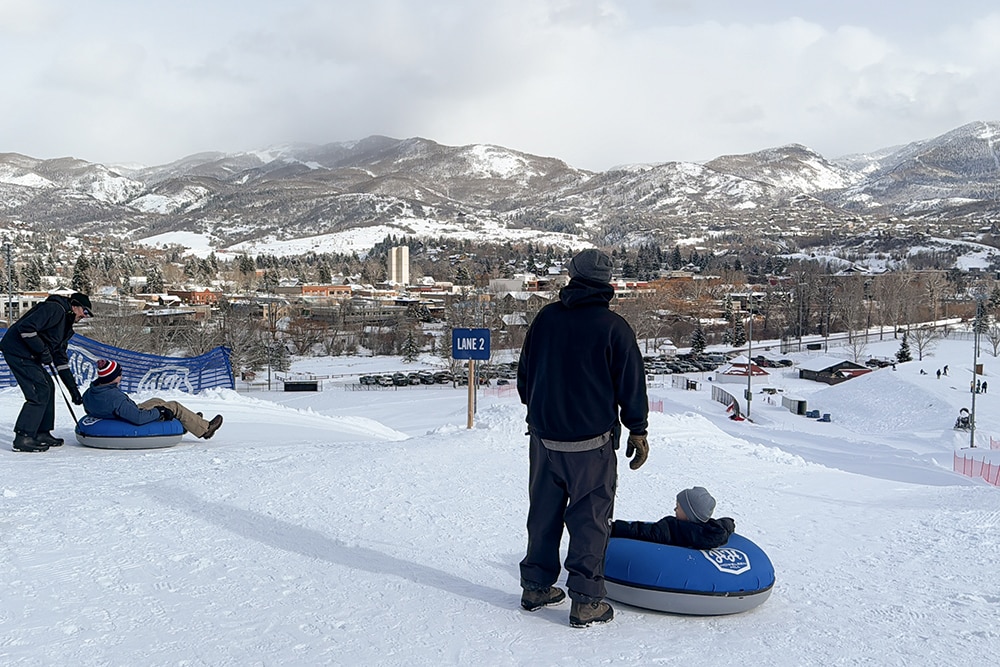 Steamboat Springs things to do - Howelesen Hill Tubing in downtown