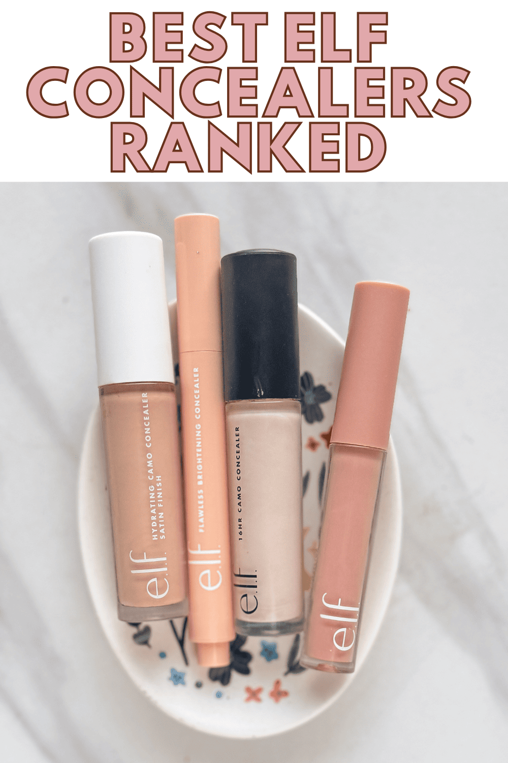 Trying to decide which elf concealer to get? In this post, I'm ranking all of the best elf concealers from the drugstore to help you choose!